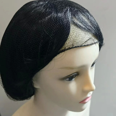 Jaring Rambut Kain Non Woven Mesh yang Bernapas / Jaring Rambut sekali pakai untuk Layanan Makanan