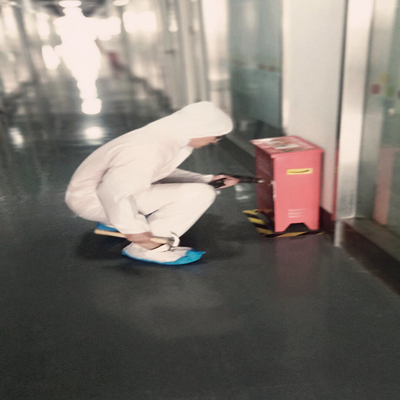 Baju Hazmat Sekali Pakai Non Woven Microporous Disposable Hazmat Suit