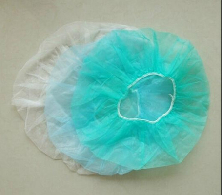 22 '' 23 '' 24 '' Sekali Pakai Non Woven Bouffant Cap ISO Nonwoven Bedah Cap