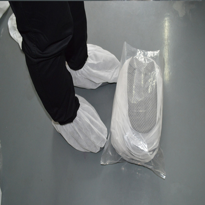Penutup Sepatu Non Woven Nonslip Nonslip Tunggal Bertitik Sekali Pakai PP