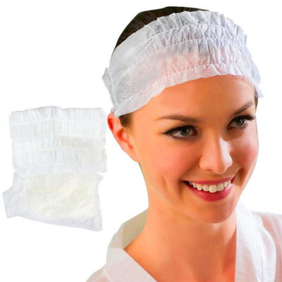 Ikat Kepala Non Woven Sekali Pakai Spa Salon Kecantikan Ikat Kepala Elastis Bungkus Rambut