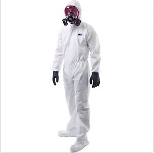 SMS PP Disposable Protective Coverall L Tipe 5 Tipe 6