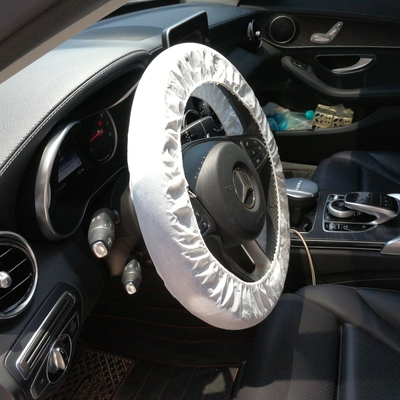 Penutup Roda Kemudi Sekali Pakai Kursi Mobil Penutup Knob Non Woven