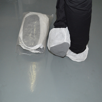 Penutup Sepatu Sekali Pakai Non Woven Anti Debu Hitam Untuk Rumah Sakit