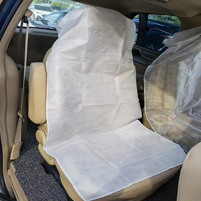 Penutup Kursi Pesawat Sekali Pakai PP Nonwoven Putih
