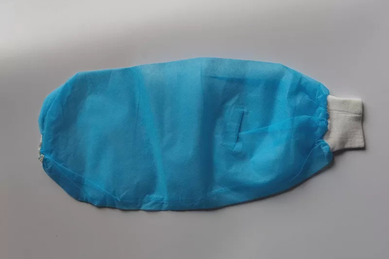 Lengan Lengan Kain Non Woven Pelindung Lengan Sekali Pakai 22x40cm