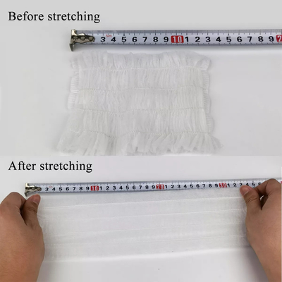 White Spa Beauty Salon Non Woven Headband Elastis Rambut Wrap